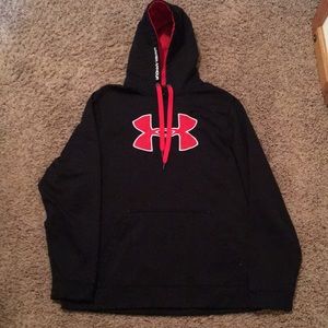 Under Armour sweatshirt XL “loose” black/red